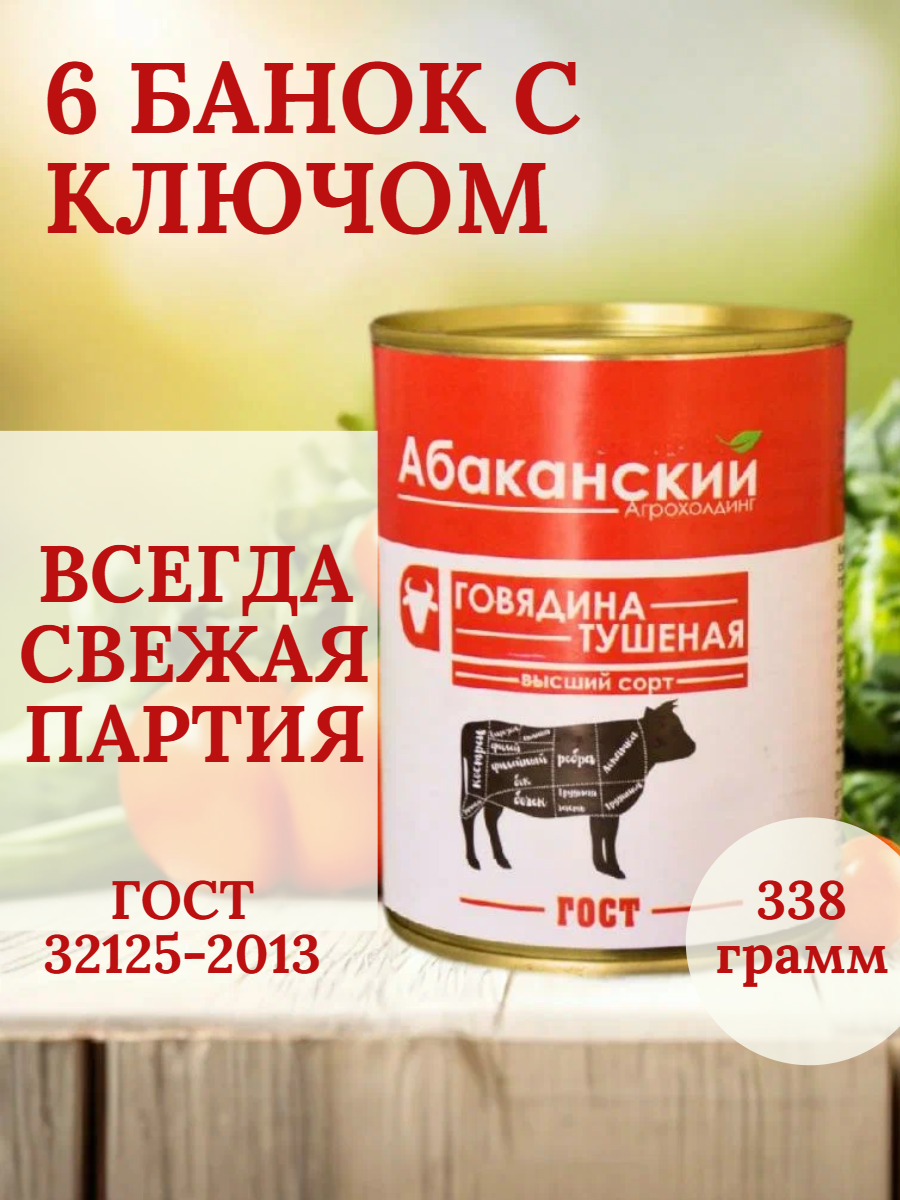 Тушенка говяжья...