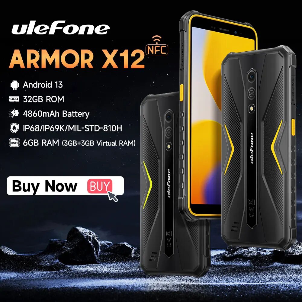 Смартфон Ulefone Armor X12, 3/32ГБ, global — фото 1