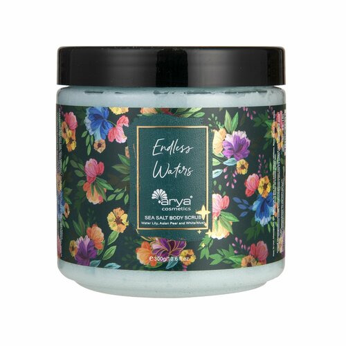 Антицеллюлитный скраб для тела Arya с морской солью Endless Waters 300 г 263₽