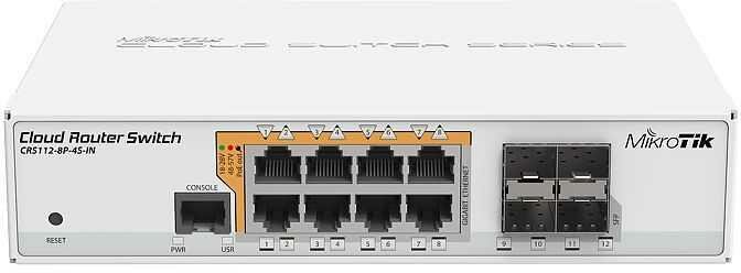 Mikrotik CRS112-8P-4S-IN