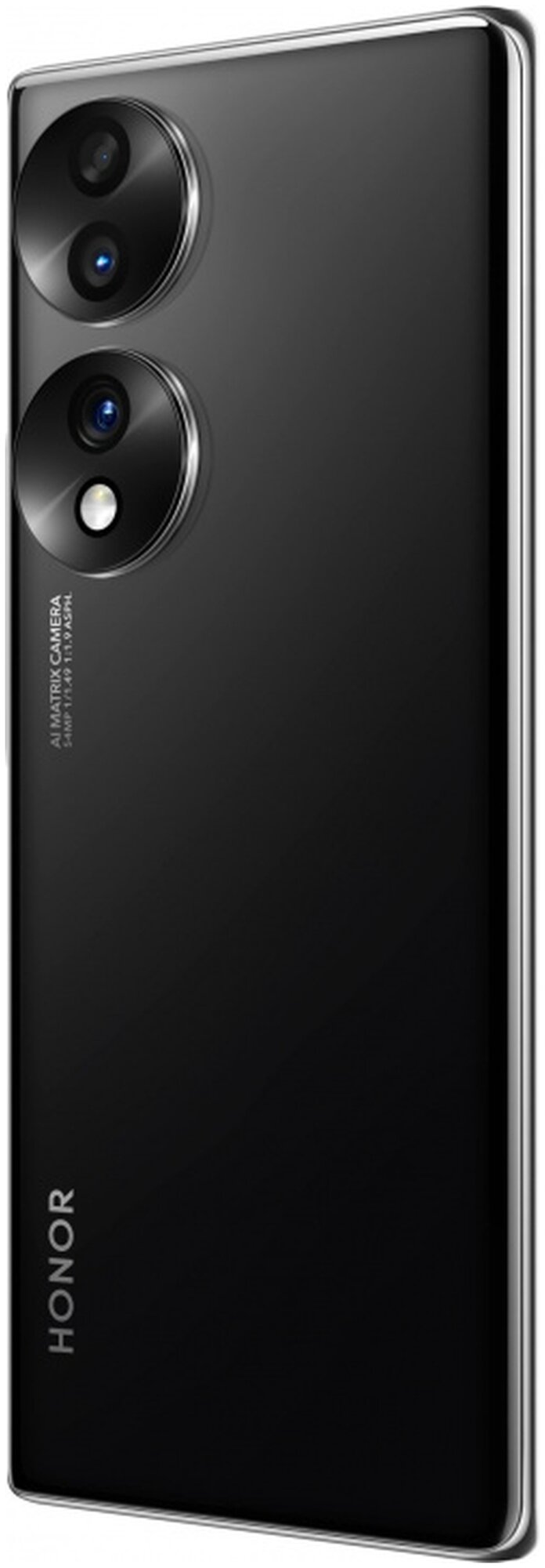 Смартфон Honor 70 5G 12/256 ГБ Global для РФ, Dual nano SIM, полночный черный, Поддержите Google — фото 1