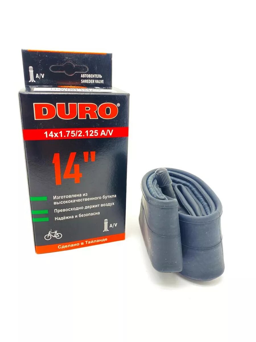 Велокамера 14x1.75/2.125 A/V DHB01002 DURO