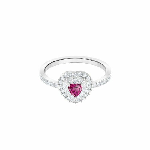 Кольцо SWAROVSKI кристаллы Swarovski размер 172 красный 16007₽