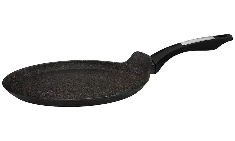 Сковорода блинная POLARIS Monolit 24PC, 24см, без крышки, черный [015267] - фото №2