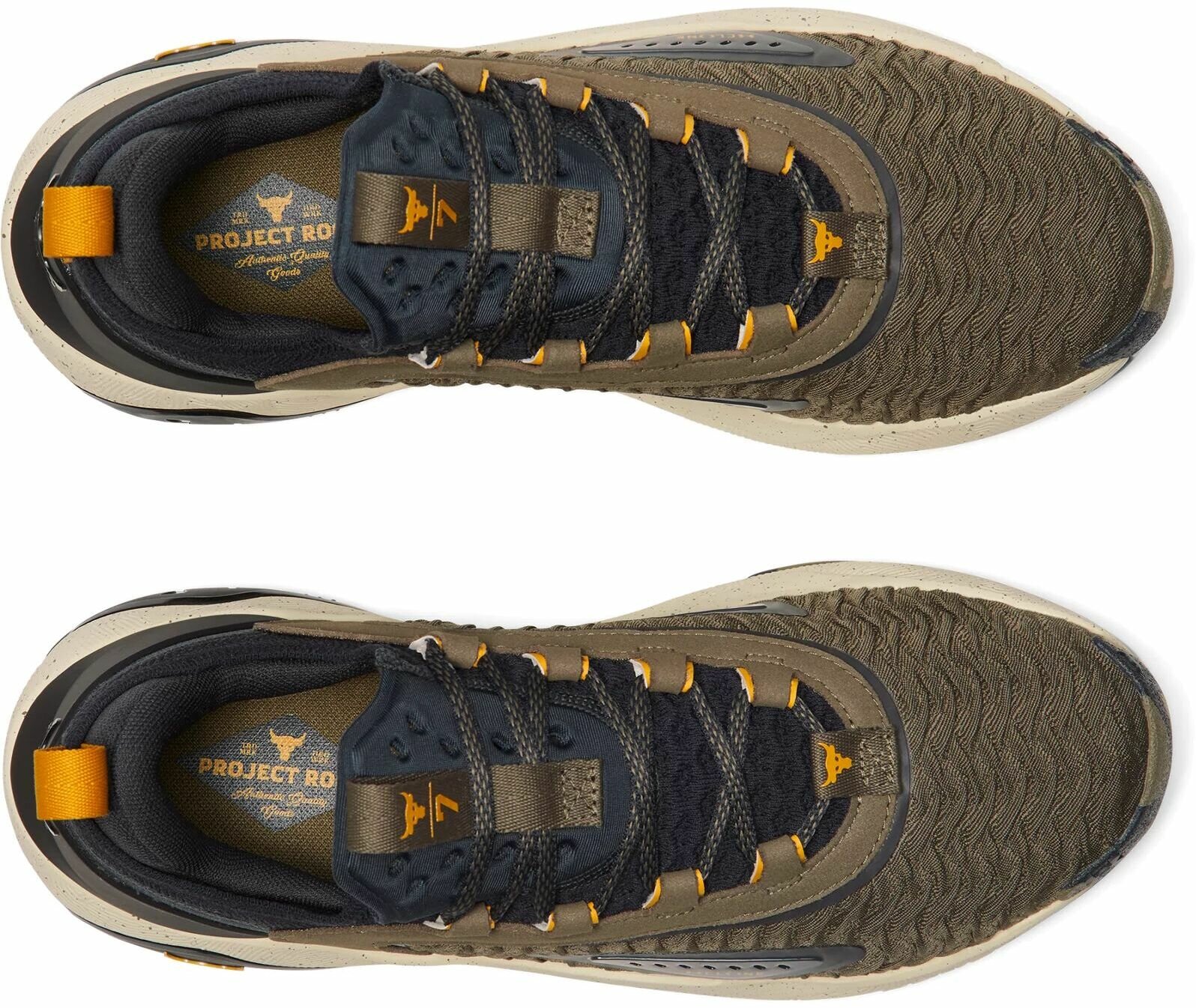 Кроссовки Under Armour UA PROJECT ROCK 7 Q4, размер 10 US, коричневый/черный — фото 1