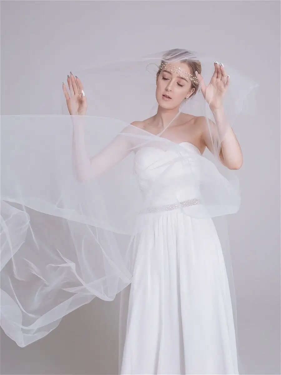 Фата Romantic Wedding, белый — фото 1