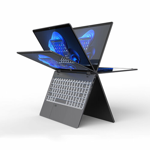 Ноутбук-трансформер iDROID TK-E140Y 14 Intel N100 34 GHz 4 ядра RAM 16 GB SSD 512 GB Windows 11 Pro 4490000₽