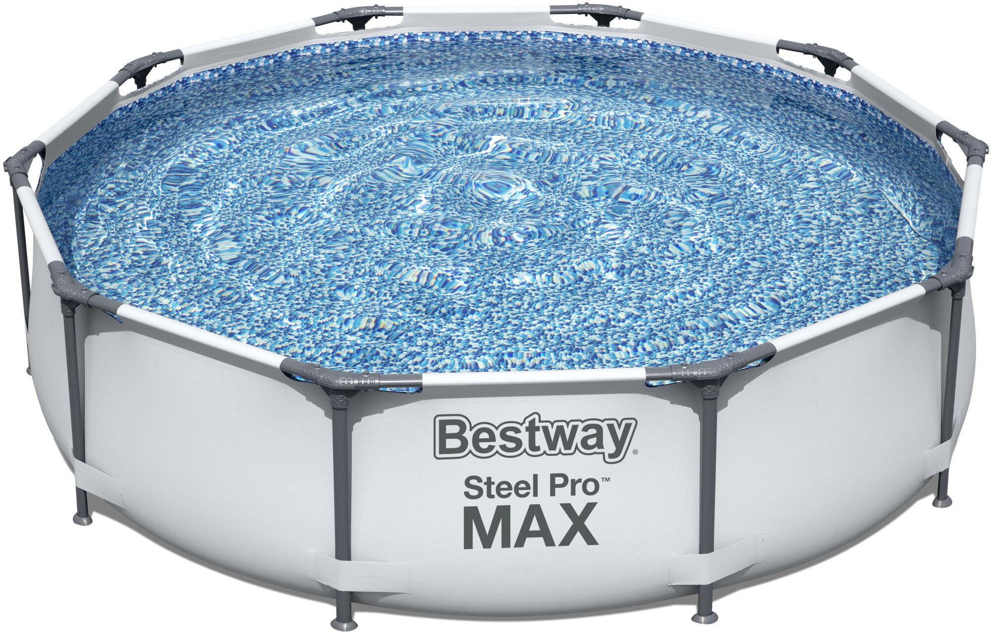 Изображение Бассейн каркасный 305 х 76 см, Bestway Steel Pro Max (56406), 4678 л
