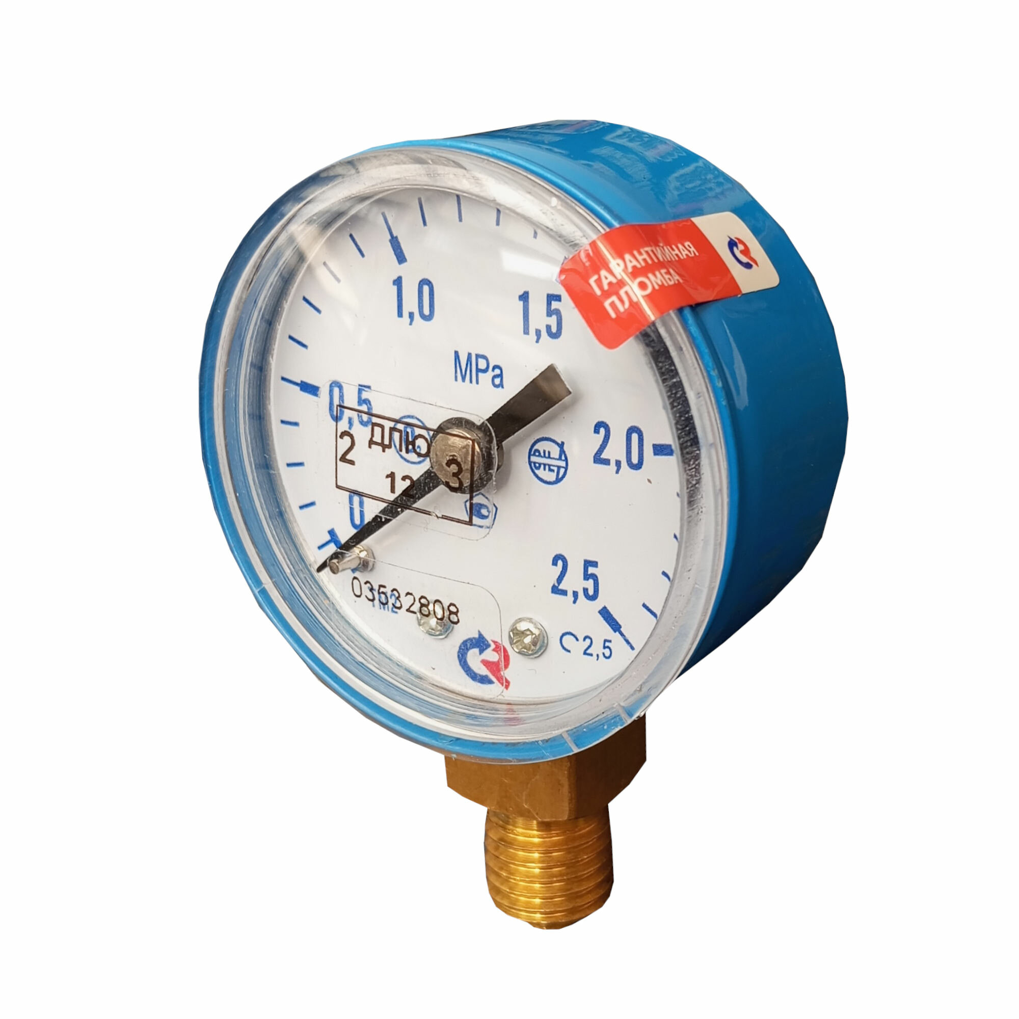 Манометр кислородный ТМ-210Р 2,5МПа М12х1.5 низкого давления — фото 1