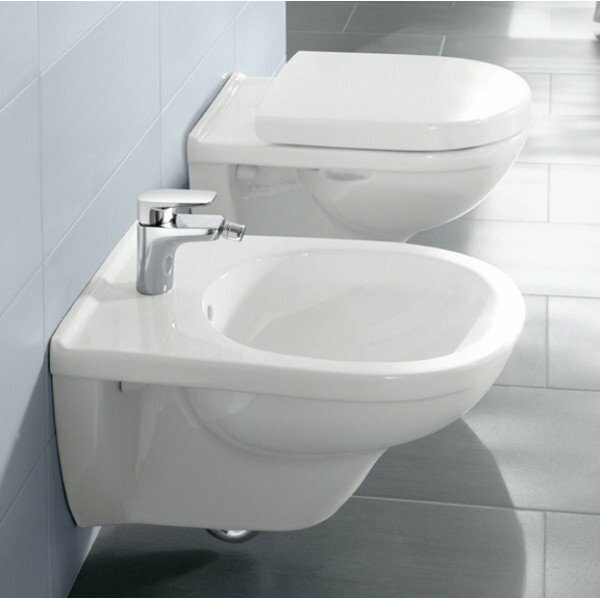 Биде подвесное Villeroy & Boch ONovo 5460 0001 alpin - фото №9