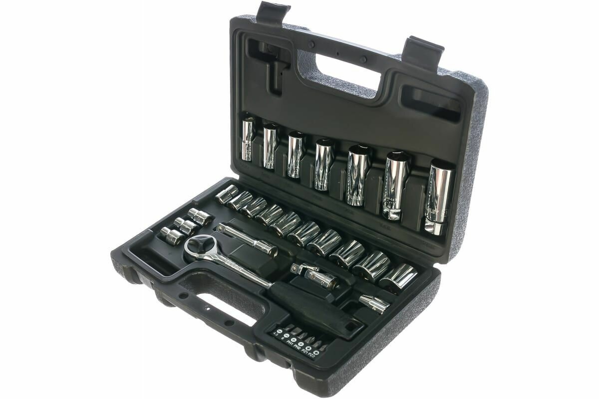 STANLEY Набор головок торцевых 3/8 (30 предметов) 1-94-652