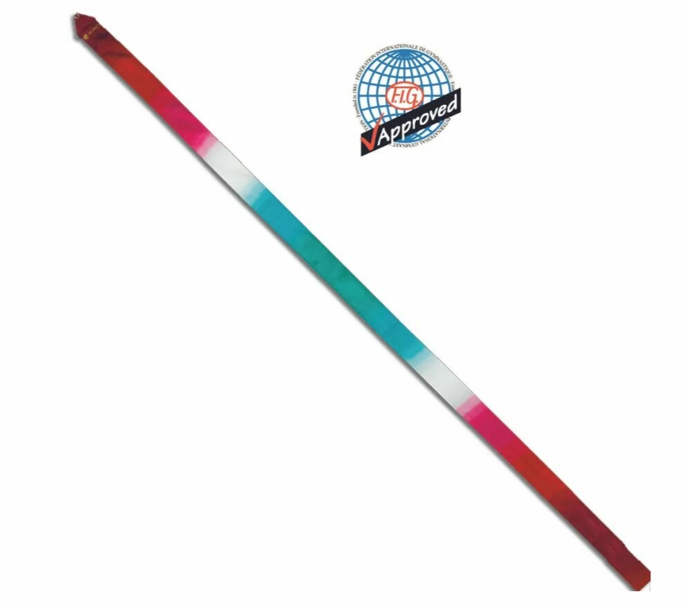 Лента для художественной гимнастики Chacott Gradation Ribbon 5м 753 Strawberry