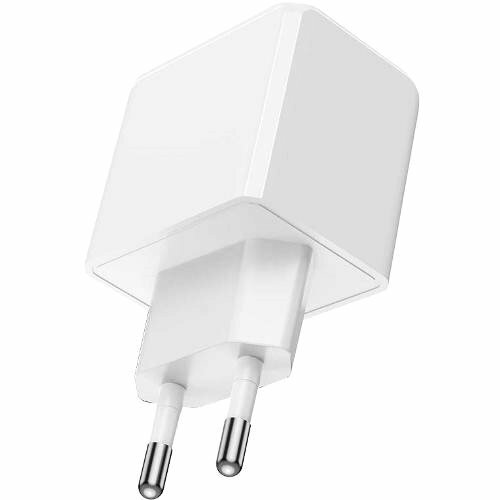 Адаптер питания USB-A 2.1А Hoco CS11A White зарядка - б/п белый — фото 1