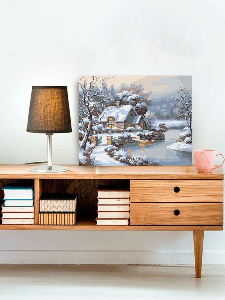 Картина по номерам "Зима в лесу" — фото 1