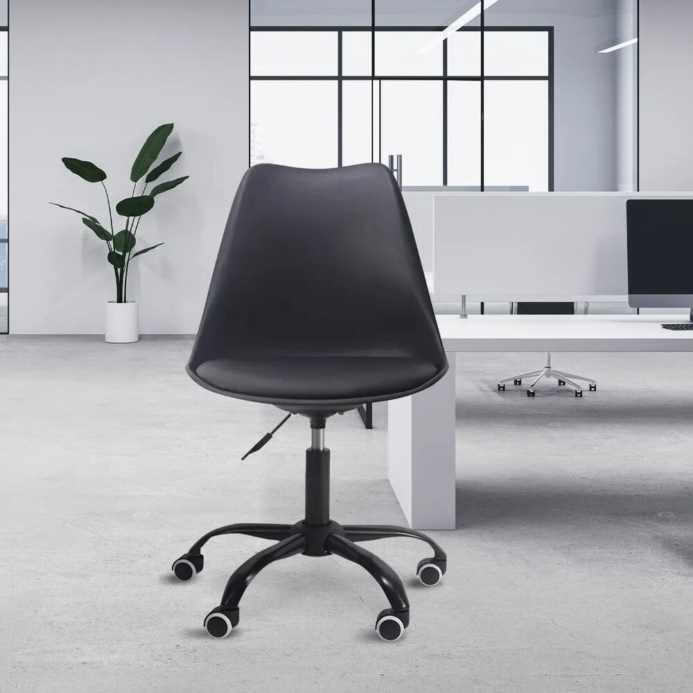 Офисное кресло BYROOM Office VC1007O-B пластик газлифт экокожа