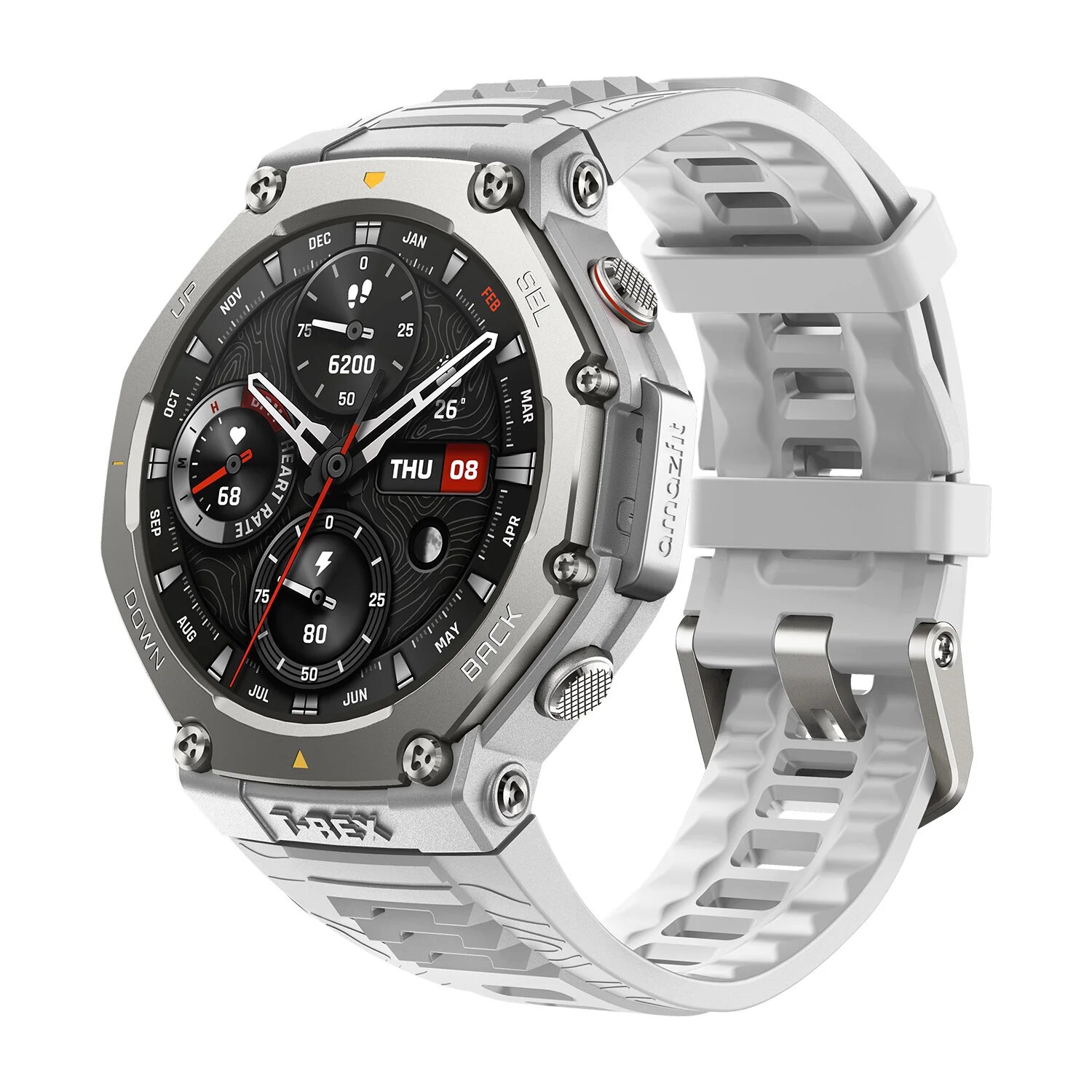 Умные часы Amazfit T-Rex 3, AMOLED, GPS, global version металлическйи безель