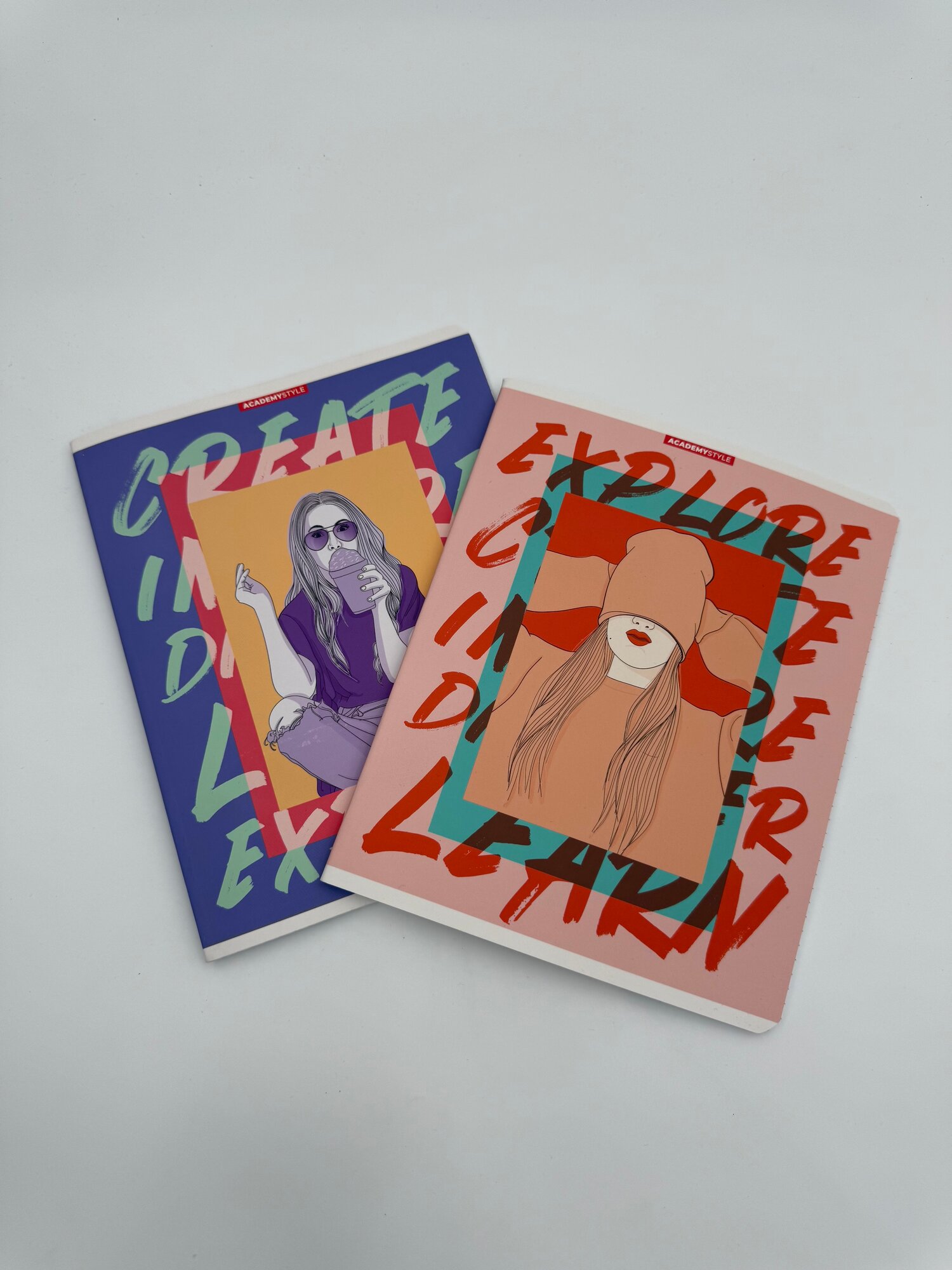 Набор тетрадей "Stylish Notebooks", 2 шт, в клетку, 48 листов — фото 1