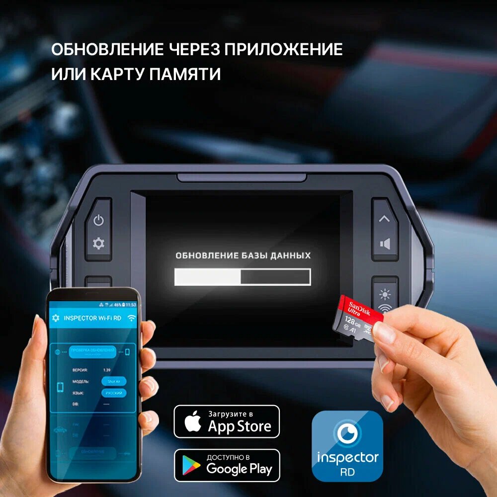 Радар-детектор Savdo Inspector Star Air, Wi-Fi, GPS, сигнатурный анализ — фото 1