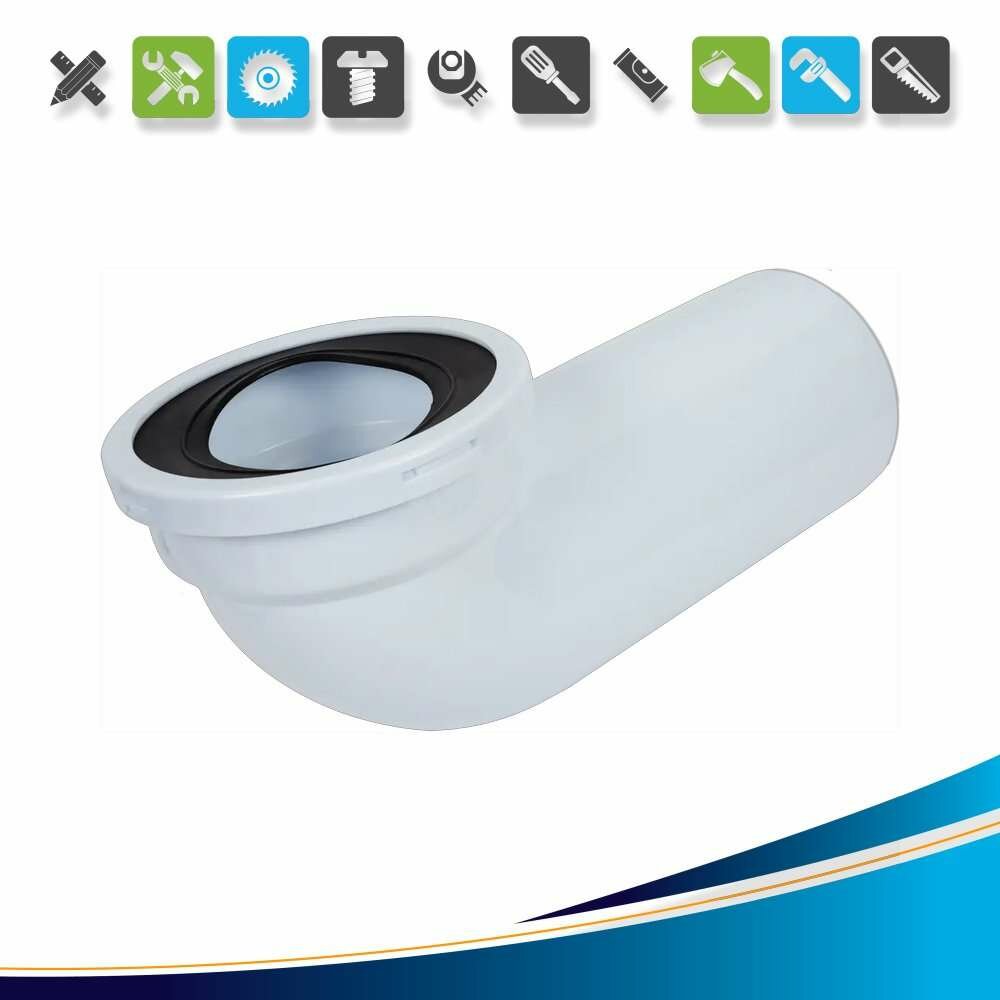 Присоединение к унитазу 110мм 87 градусов