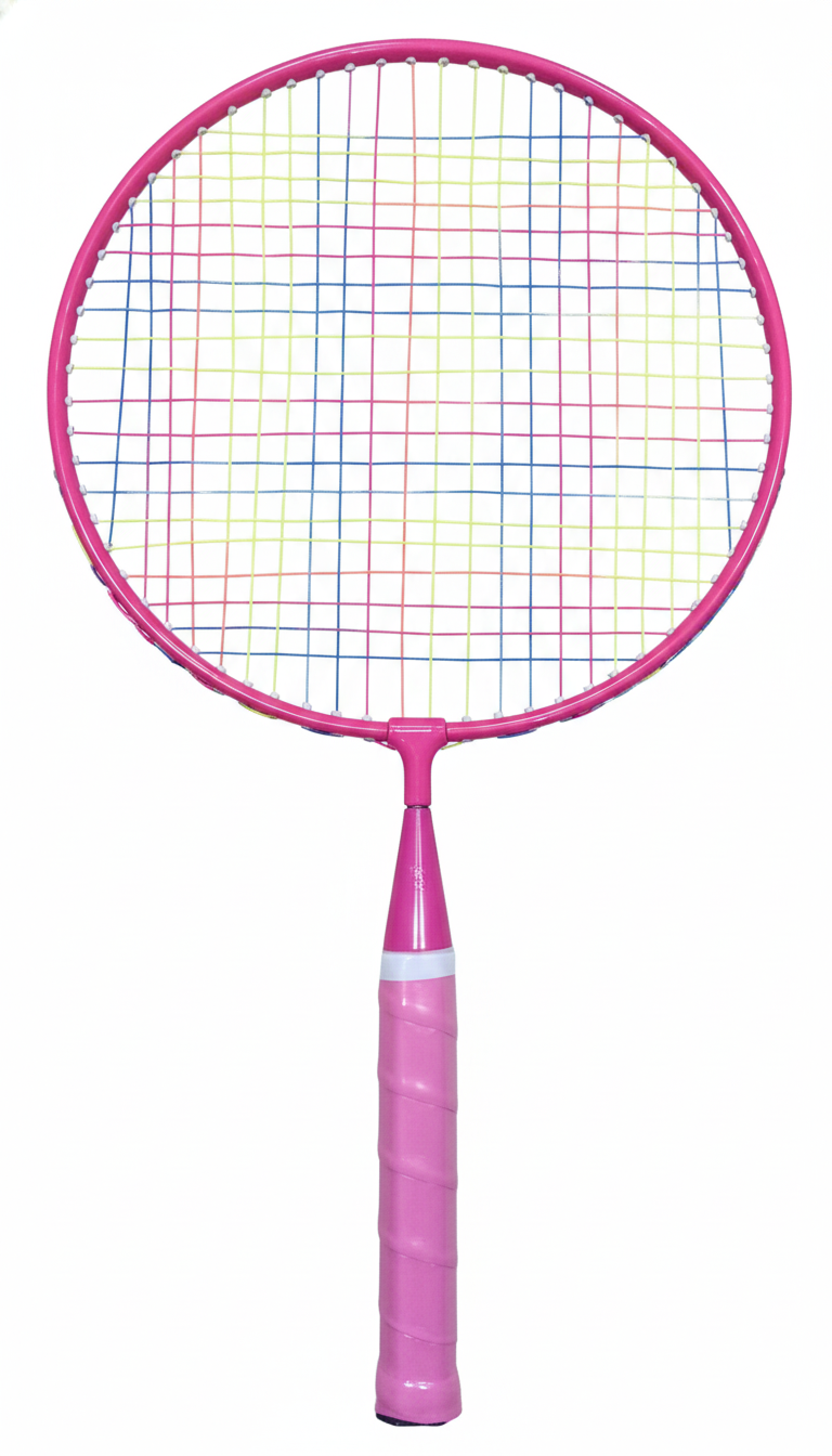 Набор для бадминтона BOSHIKA AT PLAY, розовый, для начинающих — фото 1