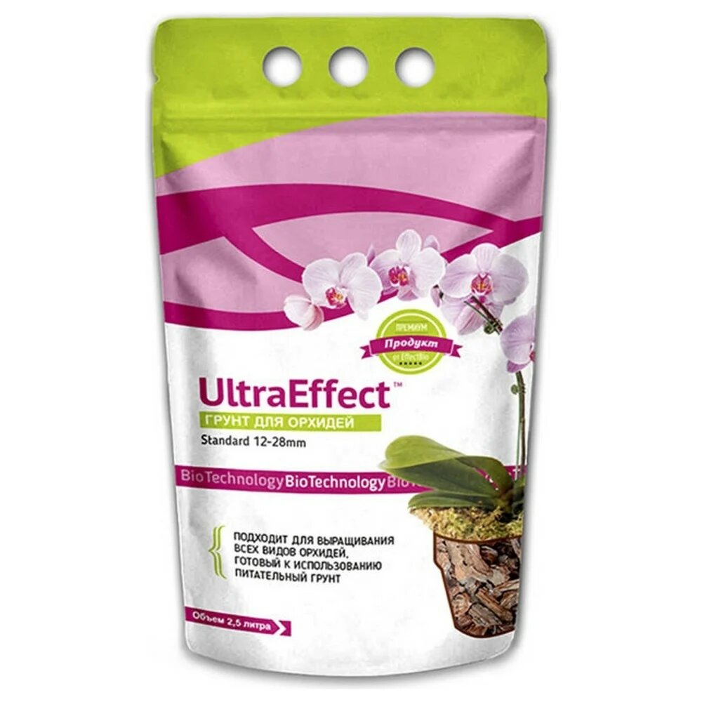 EffectBio Грунт для орхидей Ultra Effect Standard 12 28mm 2 5л 4603735996189