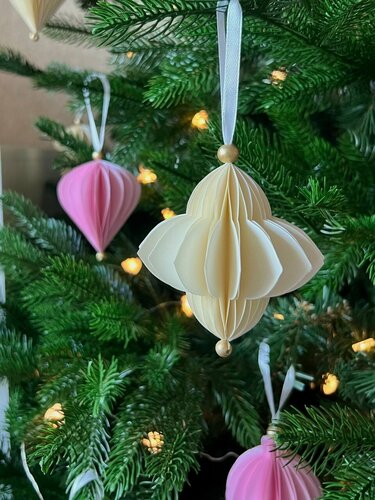 Изображение товара Игрушки ручной работы/Новогодние игрушки на ёлку/подарочный набор 2шт