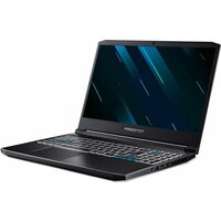 15.6" Ноутбук Acer Predator Helios 300 PH315-53-59DE 1920x1080, Intel Core i5 10300H 2.5 ГГц, RAM 8 ГБ, DDR4, SSD 512 ГБ, NVIDIA GeForce GTX 1660 Ti, без ОС, NH.Q7XER.00A, черный