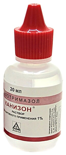 Канизон р-р д/нар. прим., 1%, 30 г, 20 мл, 1 шт., 1 уп.