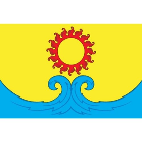Флаг Голубицкого сельского поселения. Размер 135x90 см.