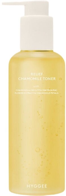 Гелевый успокаивающий тонер Hyggee Relief Chamomile Gel Toner, 200 мл