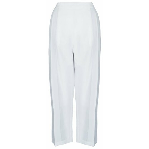 Брюки  ILARIA NISTRI, повседневный стиль, разрез, размер 44, белый