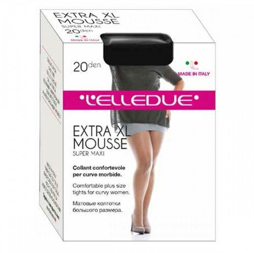 Колготки  LElledue Extra Mousse, 20 den, размер XXL, бежевый