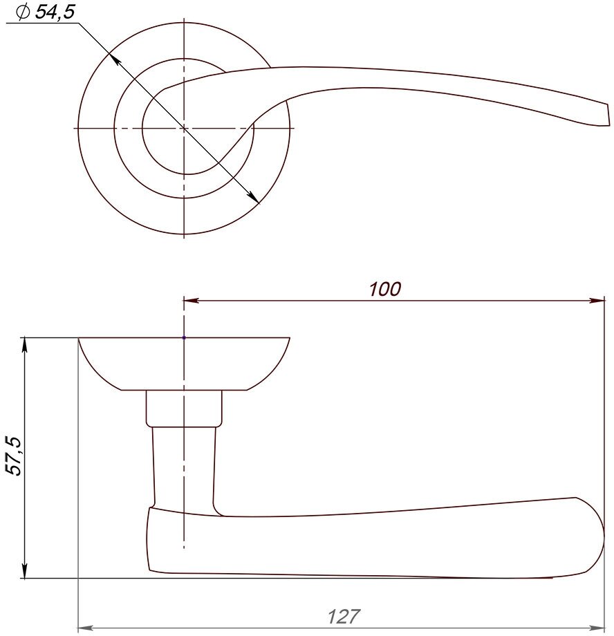 Дверные ручки и аксессуары AJAX - фото №4