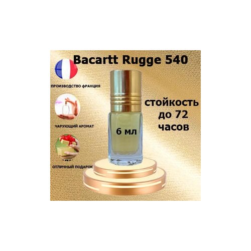 Масляные духи Bacartt Rugge 540, унисекс.