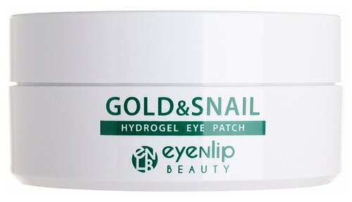 Гидрогелевые патчи для глаз Gold & Snail Hydrogel Eye Patch, EYENLIP, 8809555250142