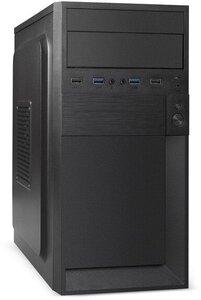 Фото Exegate EX291147RUS Корпус Minitower ExeGate BAA-105U2-01-AAA450 (mATX, БП AAA450 с вент. 8см, 2*USB+2*USB3.0, аудио, черный)