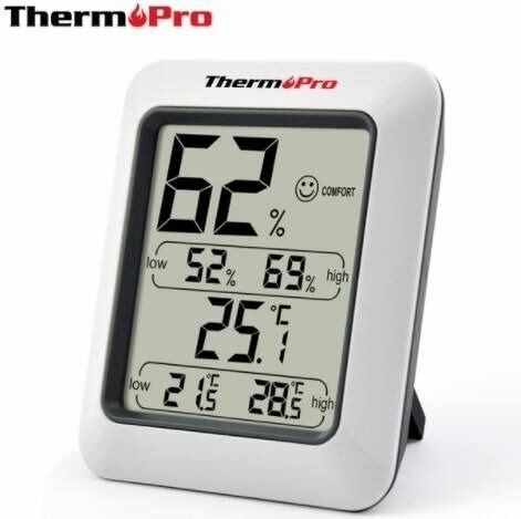 Thermopro TP50 цифровой комнатный гигрометр-термометр с одновременным мониторингом температуры и влажности внутри помещения - фотография № 8