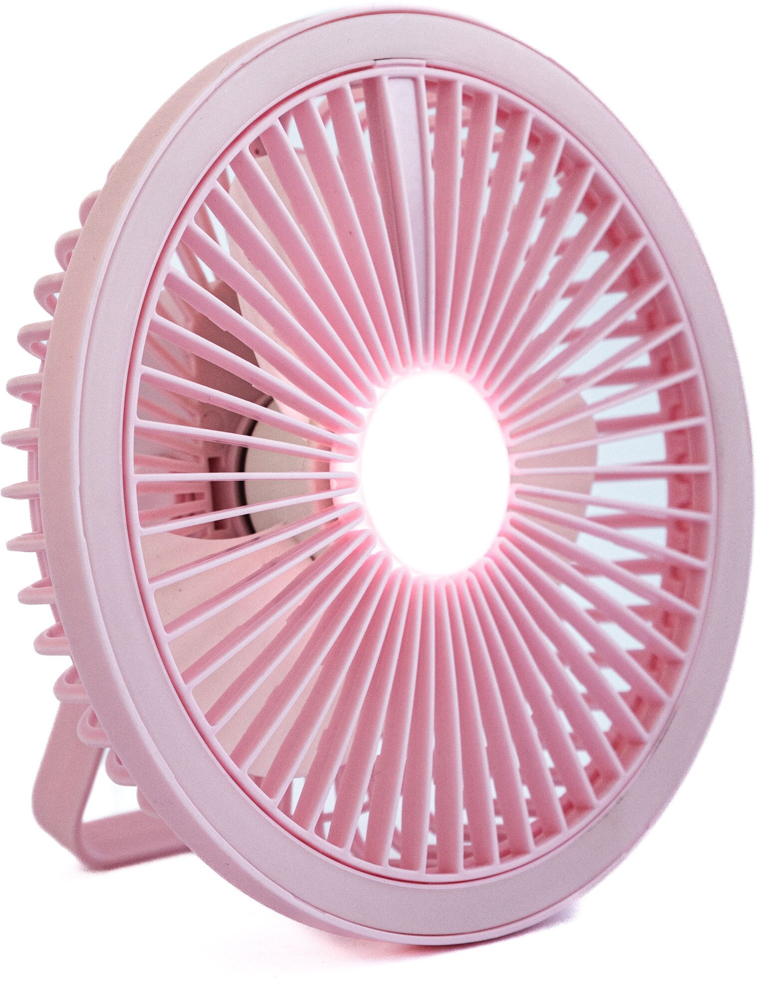 Кемпинговый портативный вентилятор с подсветкой и фонарём - фотография № 5