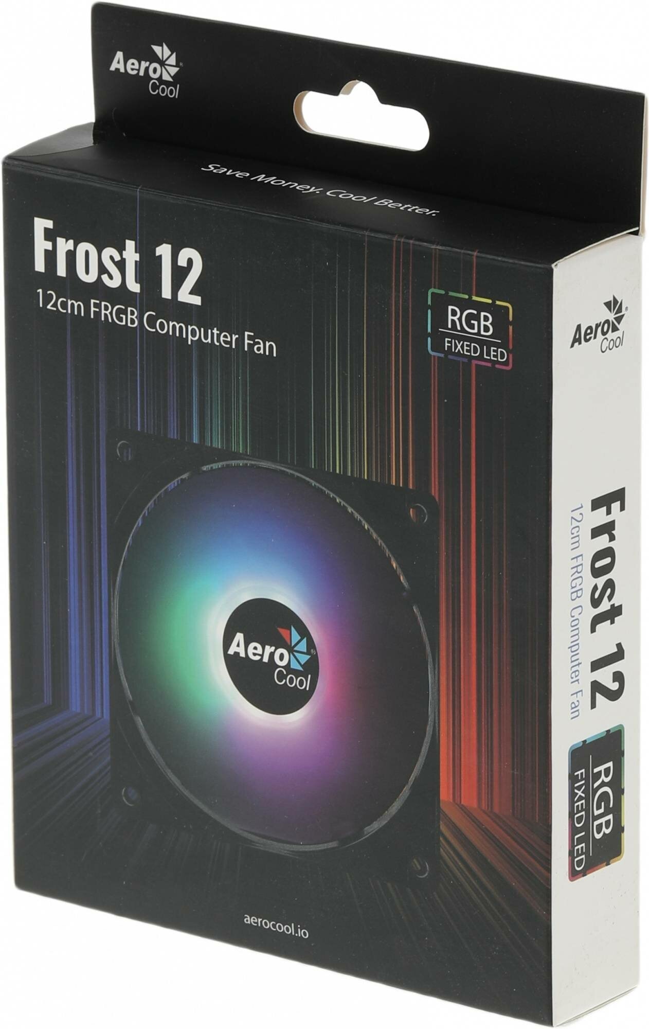 Вентилятор Aerocool Frost 12, Fixed RGB LED, 120x120x25мм, 1000 об./мин., разъем MOLEX 4-PIN + 3-PIN, 23.7 dBA - фото №20
