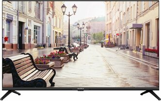 40" Телевизор Supra STV-LC40ST00100F, FULL HD, черный, смарт ТВ, Android
