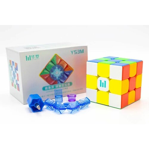 Кубик Рубика магнитный скоростной MoYu HuaMeng YS3M 3x3 Ball-Core, color moyu rs3m 2021 magic cube rs3 m maglev magnets puzzle speed rs3m cube toys for kids rs3m 2020