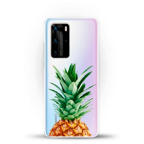 фото Силиконовый чехол ананас на huawei p40 pro andy & paul