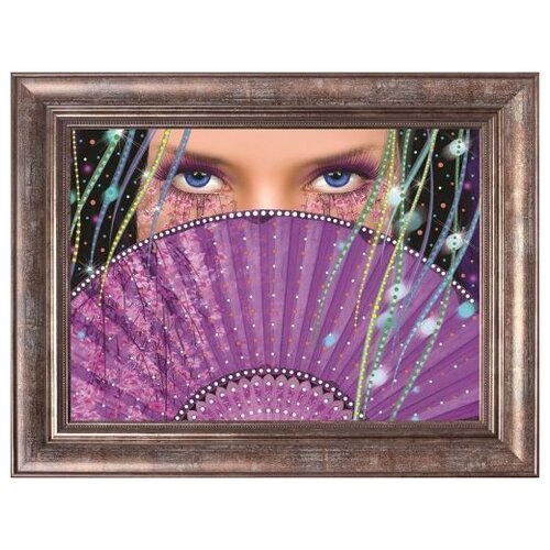 фото 0109 набор для выкладывания стразами 'незнакомка' 28*38 см преобрана