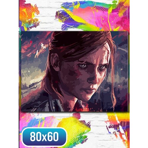 Картина по номерам на холсте игра the last of us - 9677 Г 60x80