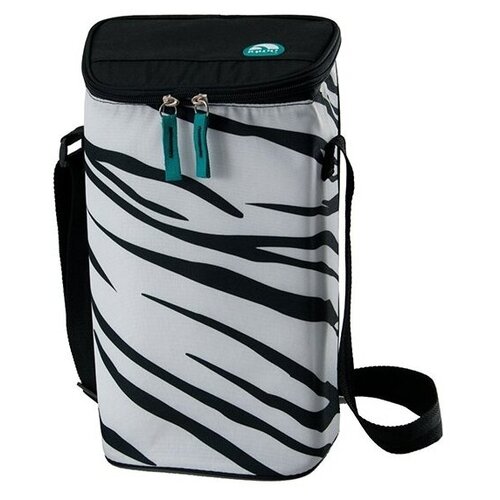 фото Сумка-термос igloo 2 bottle wine tote 16, 2л, зебра и белый [00157757]