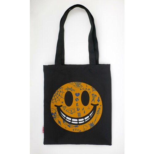 фото Сумка-шопер oldy (черный, смайл) travel