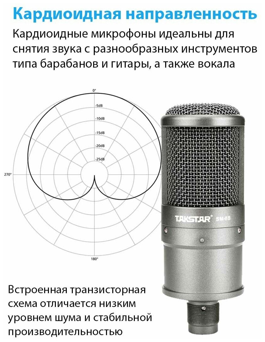 Студийные микрофоны Takstar - фото №5