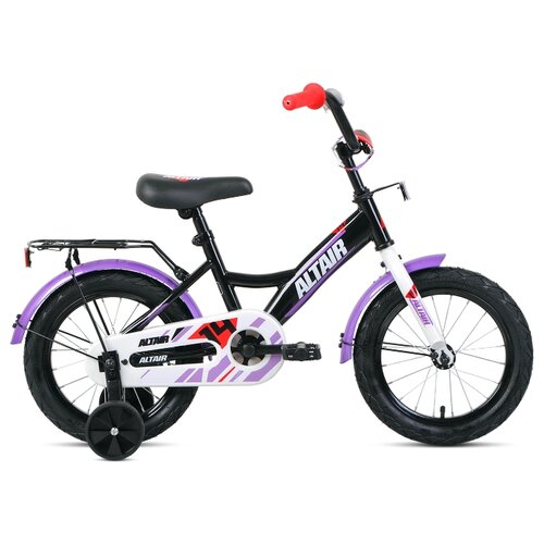 фото Велосипед altair kids 14 (14" 1 ск.) 2020-2021, черный/белый, 1bkt1k1b1002