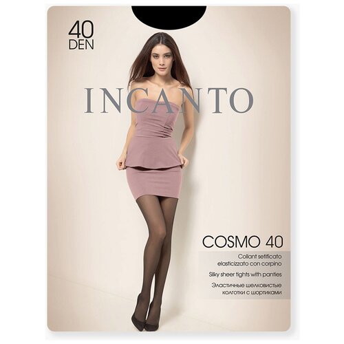 Колготки Incanto Cosmo, 40 den, 2 шт., размер 2, черный