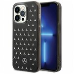 Чехол CG Mobile Mercedes PC/TPU Double layer Stars Hard для iPhone 14 Pro, цвет Черный/Серебристый (MEHCP14L8DPMGS) - изображение